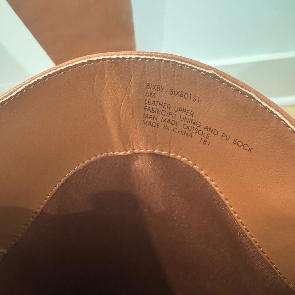 Steve Madden Cognac Boots - Size 6 - Picture 5 of 7